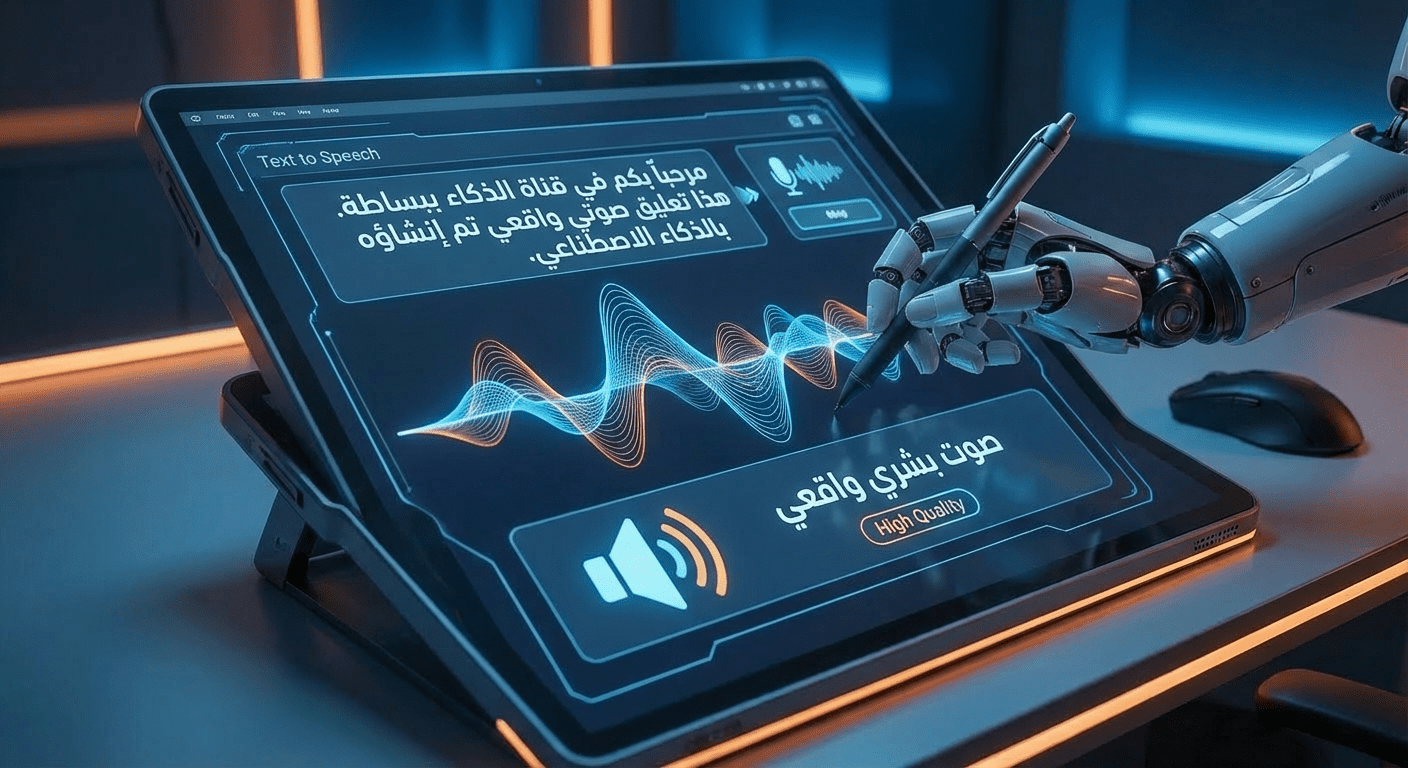 تحويل النص إلى صوت بشري واقعي باستخدام تقنيات استنساخ الصوت بالذكاء الاصطناعي