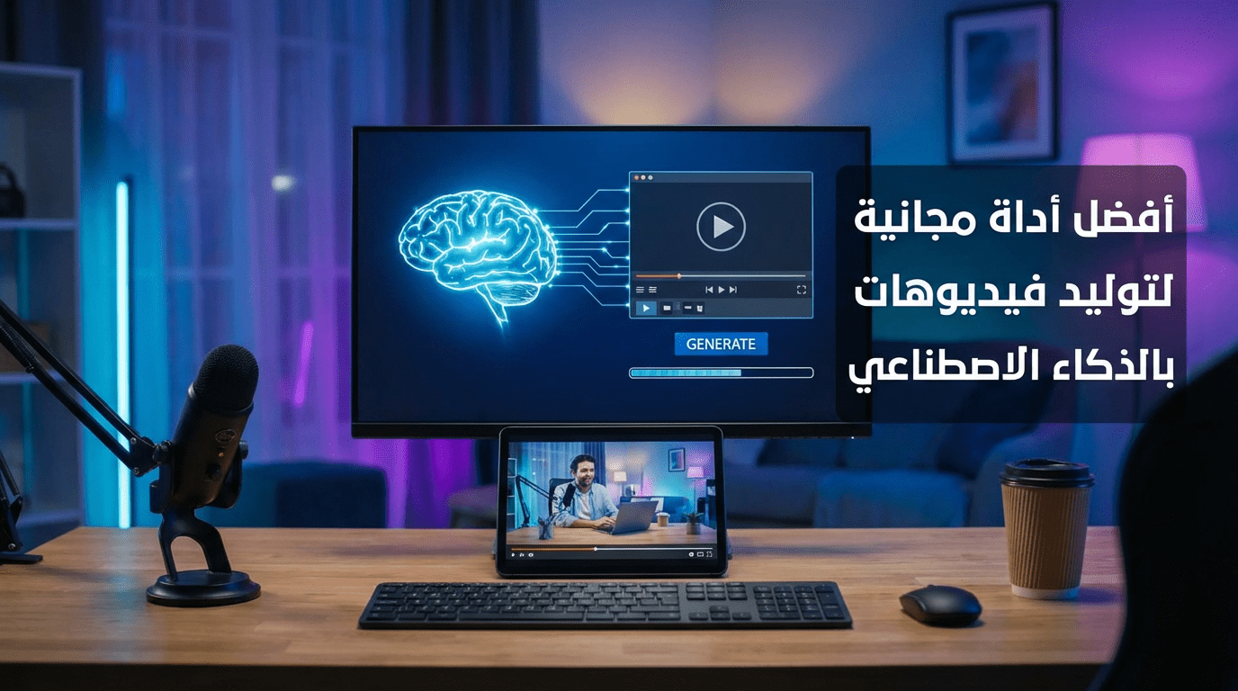 أفضل أداة مجانية لتوليد فيديوهات بالذكاء الاصطناعي