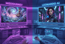 Midjourney vs Leonardo AI
