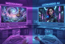 Midjourney vs Leonardo AI