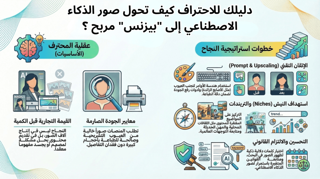 الربح من بيع الصور المولدة بالذكاء الاصطناعي