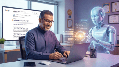 كتابة مقالات بالذكاء الاصطناعي