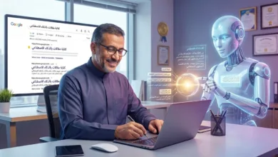 كتابة مقالات بالذكاء الاصطناعي