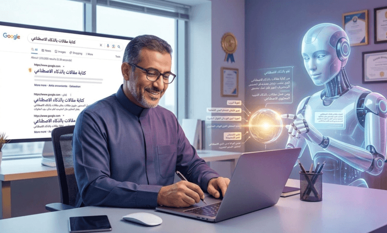 كيف تتجنب كشف المحتوى وتتقن كتابة مقالات بالذكاء الاصطناعي متوافقة مع معايير جوجل؟ 1 كتابة مقالات بالذكاء الاصطناعي