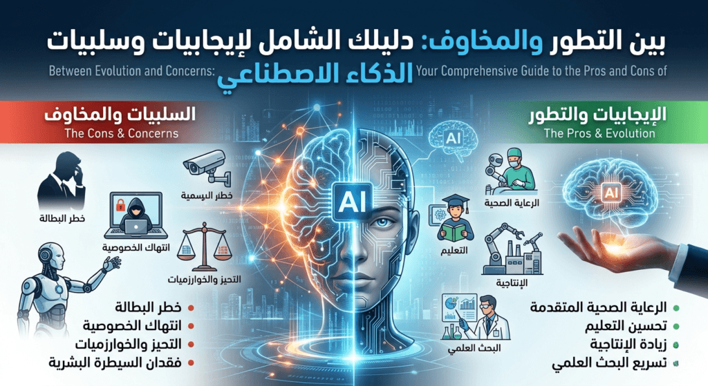 إيجابيات وسلبيات الذكاء الاصطناعي