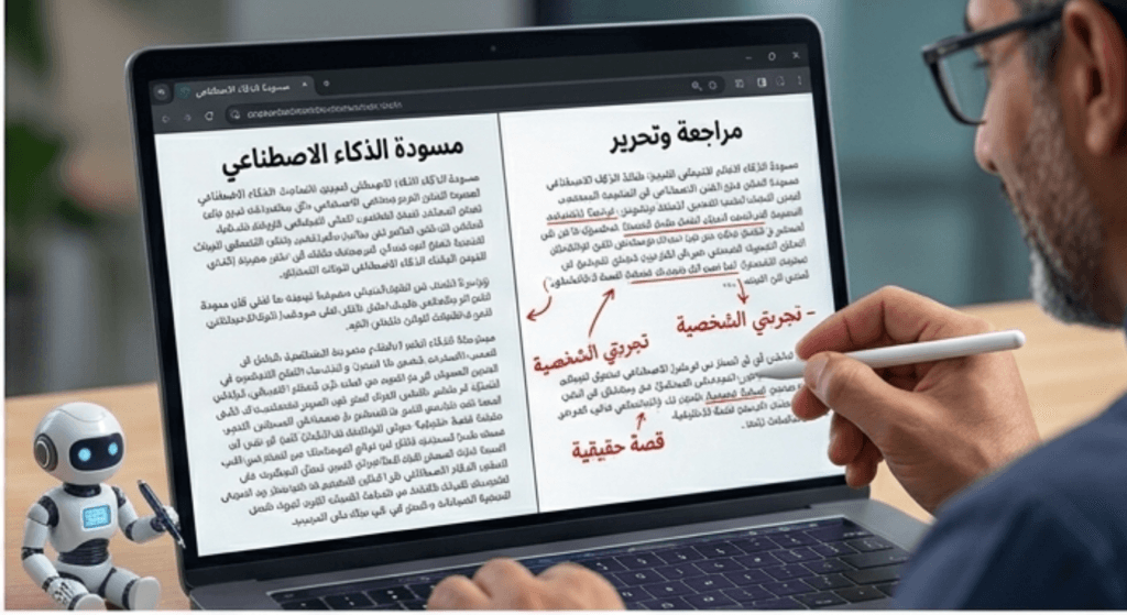 كيف تتجنب كشف المحتوى وتتقن كتابة مقالات بالذكاء الاصطناعي متوافقة مع معايير جوجل؟ 4 كتابة مقالات بالذكاء الاصطناعي