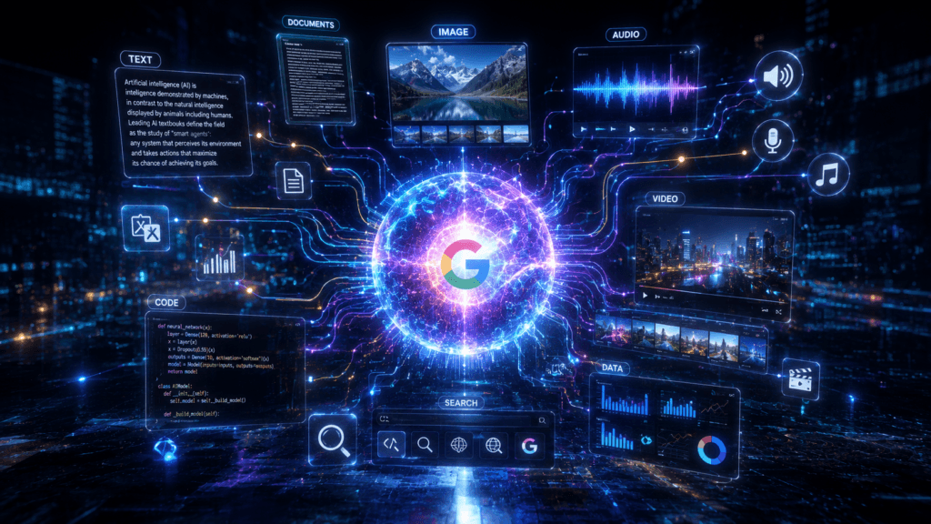 كيف يعمل Google Gemini متعدد الوسائط