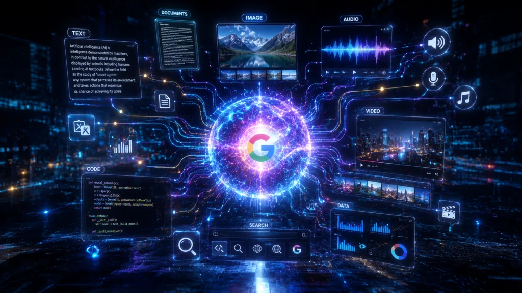 كيف يعمل Google Gemini متعدد الوسائط