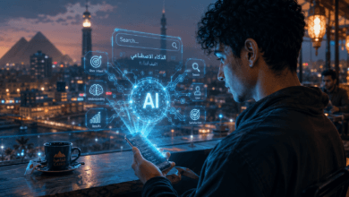 مستقبل البحث في مصر 2026، تحول محركات البحث من الكلمات المفتاحية إلى نية المستخدم باستخدام الذكاء الاصطناعي.