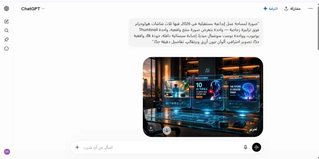 أفضل 3 أدوات ذكاء اصطناعي مجانية  في 2026  لعمل صور احترافية