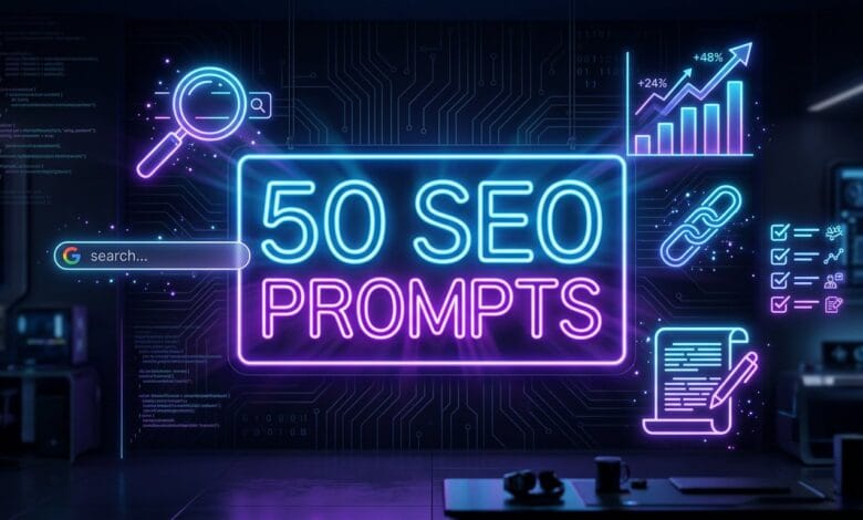 50 برومبت SEO جاهزة لتحسين ظهور موقعك في Google
