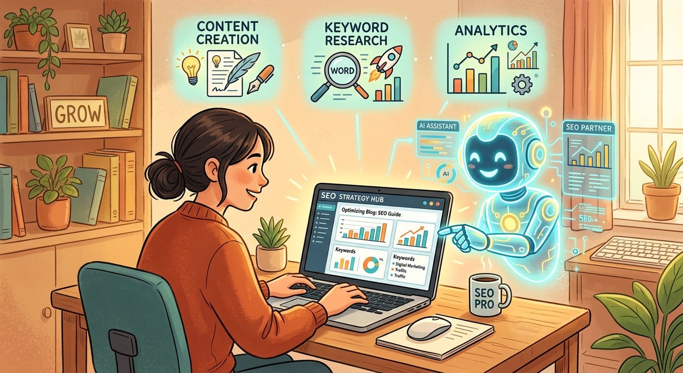 نصائح عملية لاستخدام الذكاء الاصطناعي في SEO